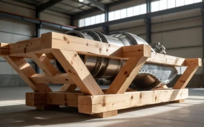 Welche Arten von Holzkonstruktionen für Sonderaufgaben werden beim Transport von Waren mit unregelmäßigen Formen eingesetzt?